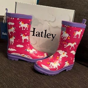 Hatley girls unicorn rain boots